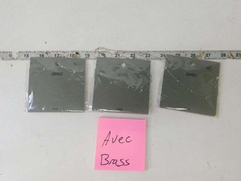 New in Package AVEC Brass Jewelry
