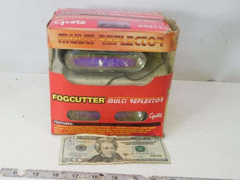 Multi Reflector Fog Cutter- New in Package- Automotive Fog Lights