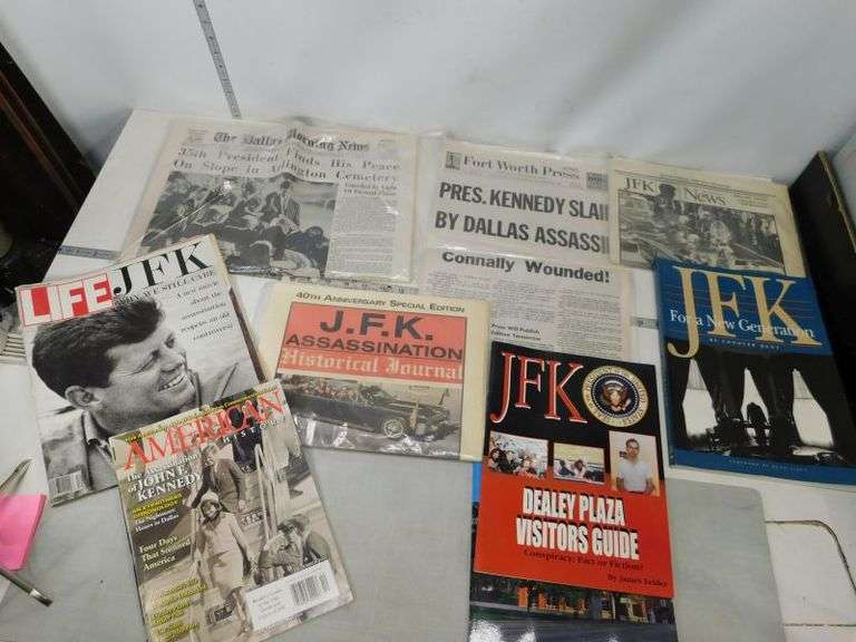 JFK- Newspaper Article Of the Assignation of JFK- Great Condition- Very Cool