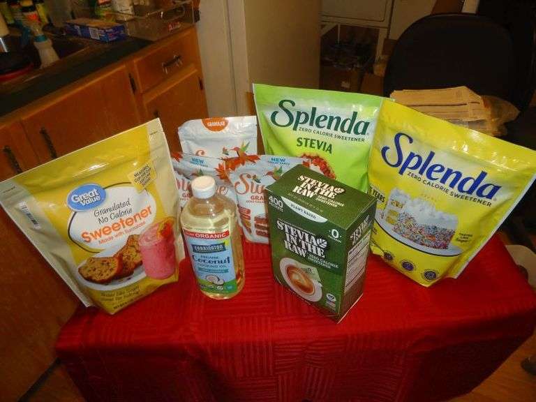 CASH ONLY Bags of Sweetner Unopened. (K)