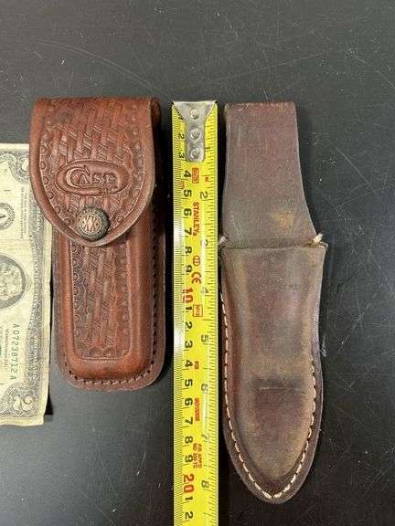 Case and John Deere Leather Knife Sheath