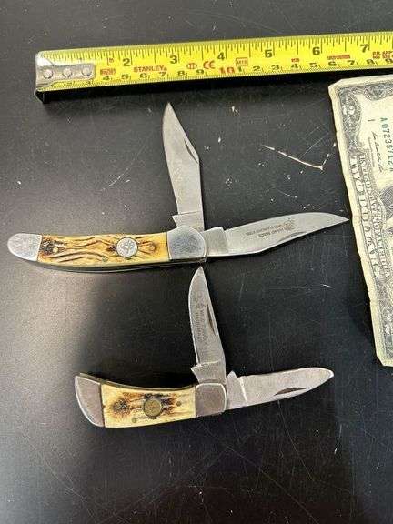 Hand Made 440 Stainless Steel w/Rose Emblem & Wild Turkey Hand Made w/a bit of blade issue