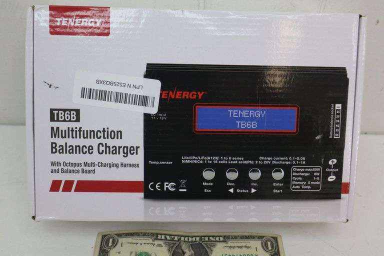 NEW Tenergy TB6B Multifunction Balance Charger w/Octopus Harness & Balance Board! (2B)