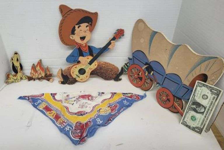 Singing Cowboy set. ~ cash only ~ . (5D)