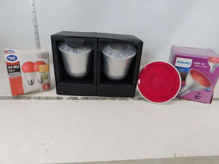 New Colored Light Bulbs - New in Box