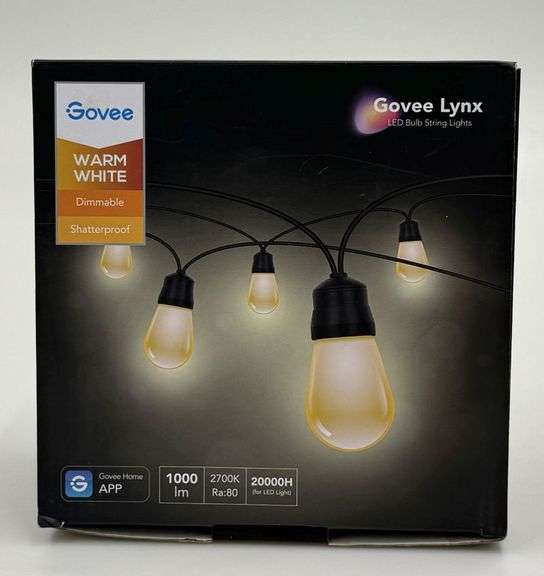 LED String Lights - Warm Light - Dimmable  -Shatterproff  - 1000 lm *2 Pictures*