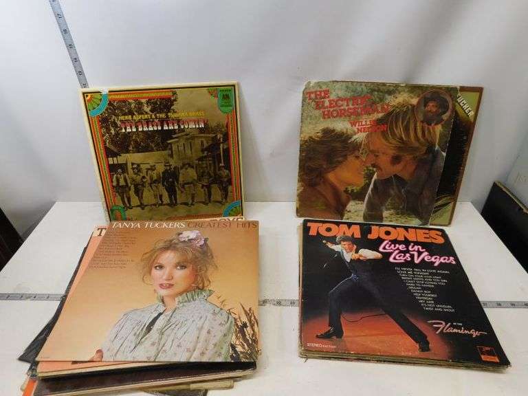 Various Records- Robert Redford- Tom Jones- Tanya Tucker-