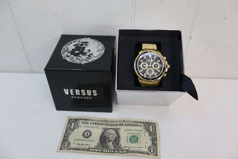 $ NEW Men's Versace Versus Aberdeen Quartz Watch! Nice! (DC)