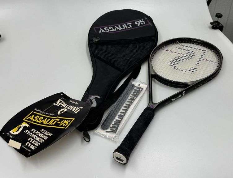 Assault 95 Tennis Racket Full Mid Size By Spalding *2 Pictures*