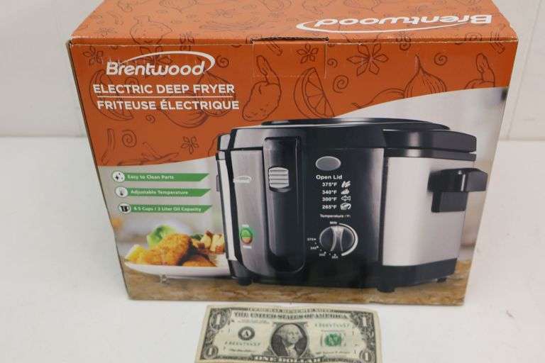 NEW Brentwood Electric Deep Fryer! (T1)