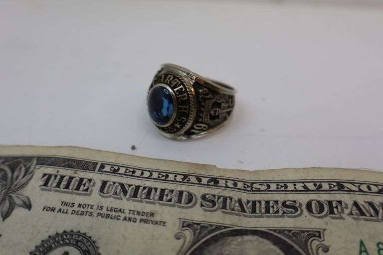 $ Vintage 1972 10k Gold Dallas Carter High School Class Ring! Size 13. 15 Grams! (DC)