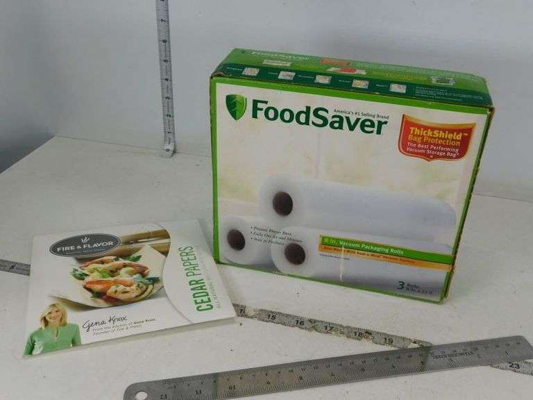 Food Saver Plastic Rolls- Never Used In Box