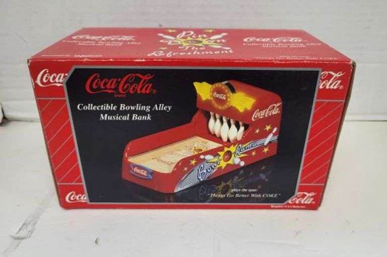 Coca Cola Bowling Alley Bank. ~ cash only ~ . (5E)