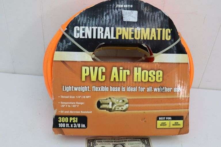 NEW Central Pneumatic 100FT PVC Air Hose! (T1)