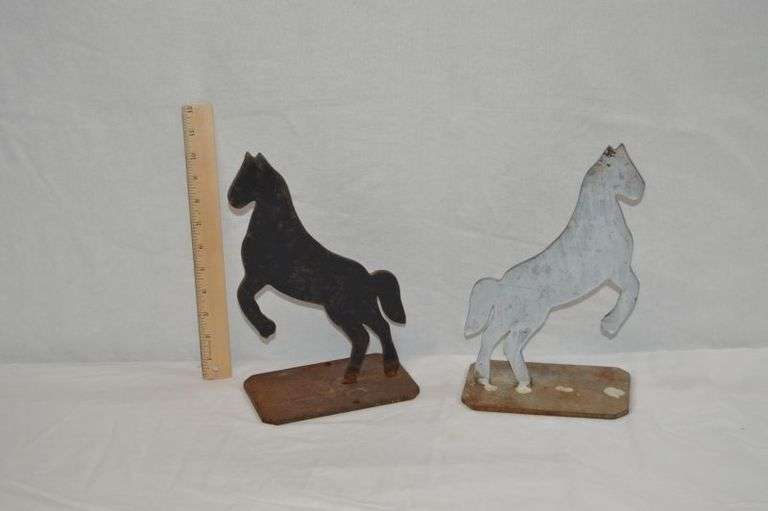 IRON CUTOUTS OF HORSES