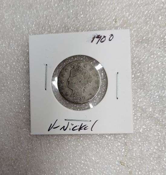 1900 V Nickel. ~ cash only ~ (4A)