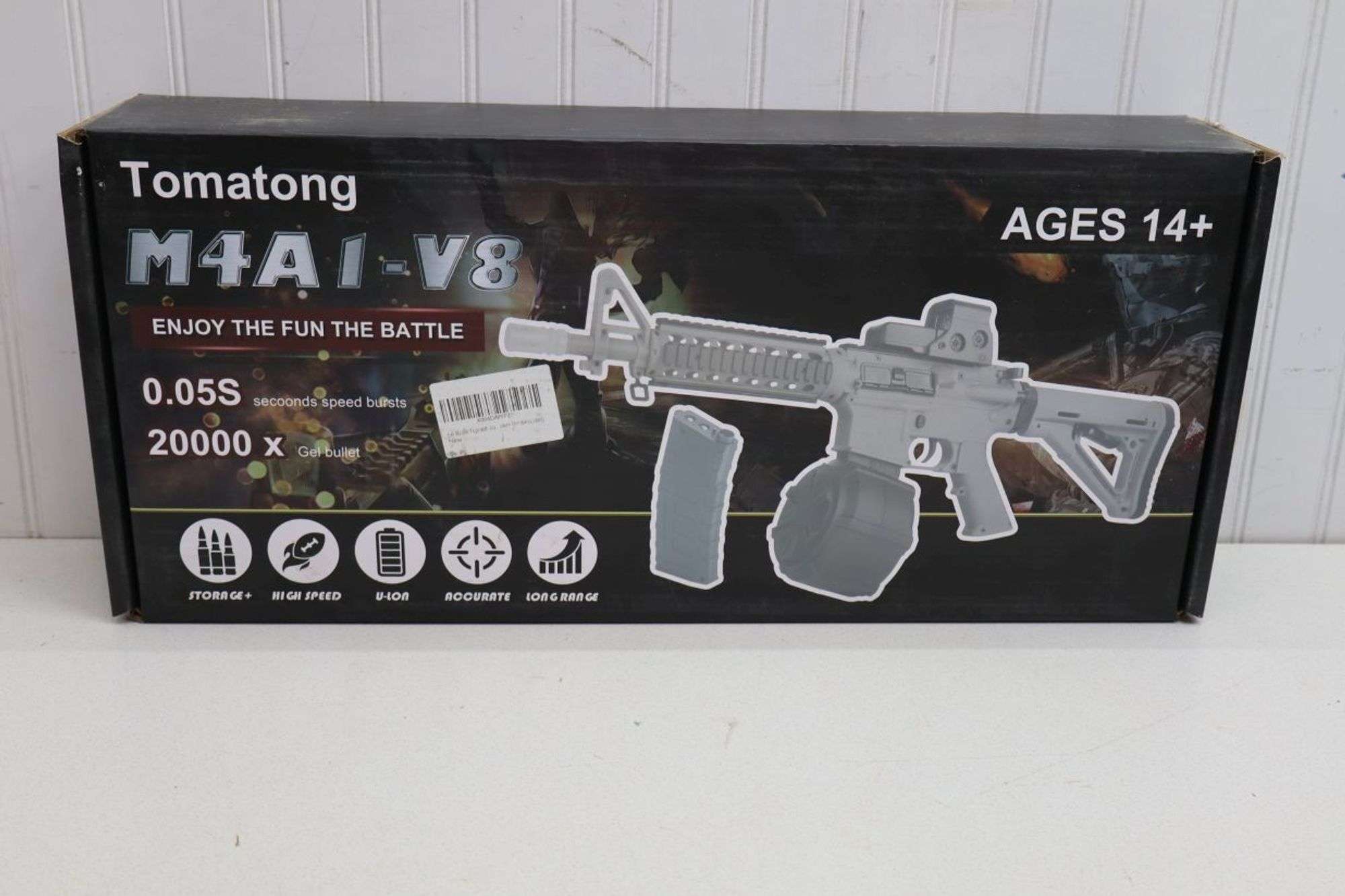NEW Tomatong M4A1-V8 Gel Blaster Gun Kit! Includes Drum and Stick