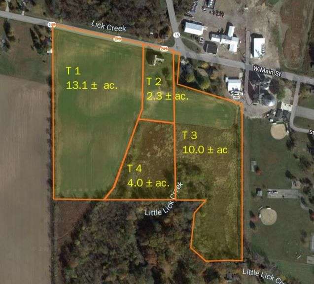 Tract 2: 2.3± acres.