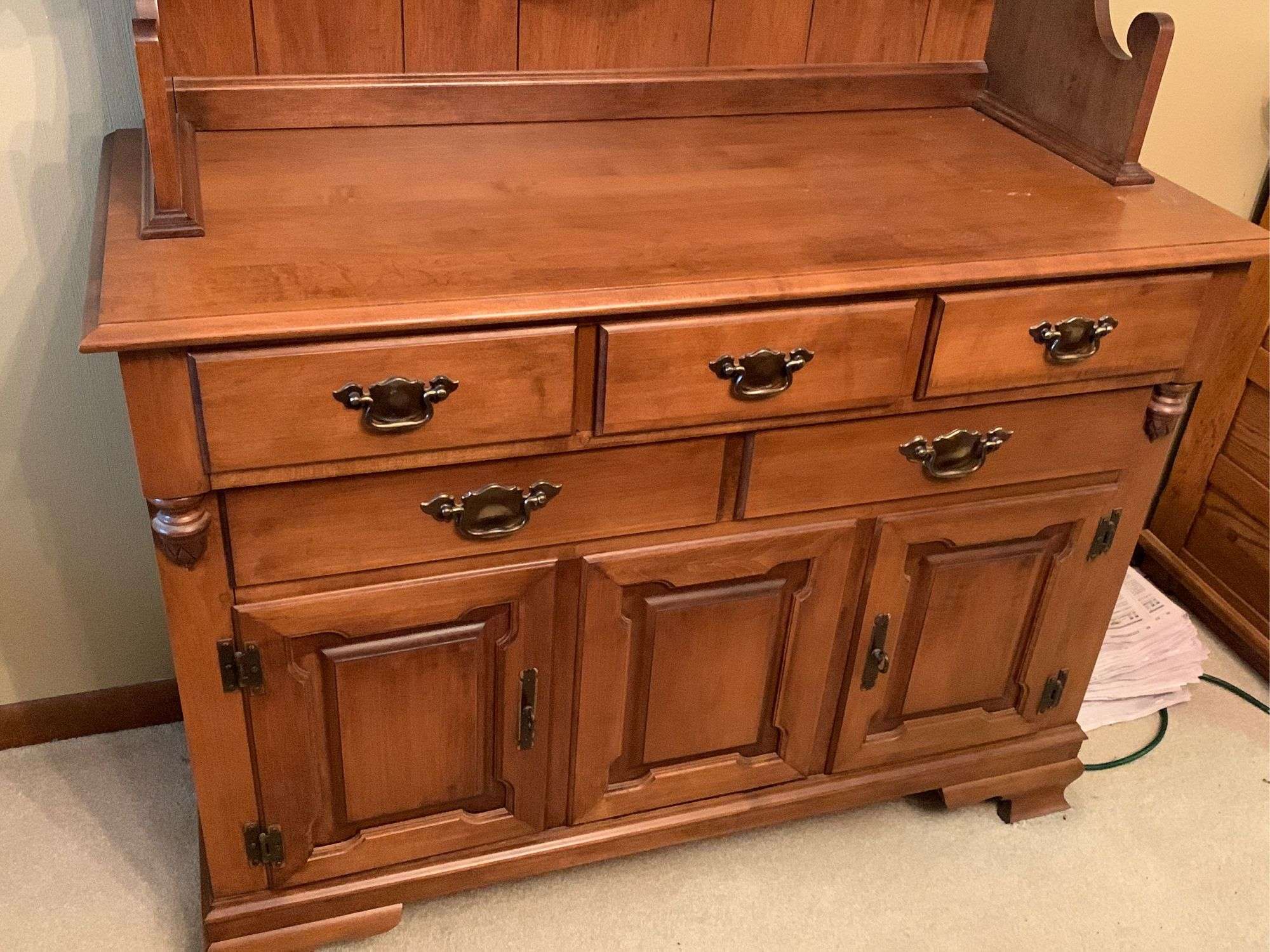Tell City China Cabinet & Hutch, 45”Wx70”Hx19”D - United Edge Real