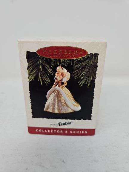 1994 Happy Holidays Barbie Special Edition & Hallmark Keepsake Ornament