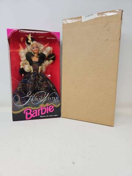 Golden Winter Barbie The Evening Elegance Series Limited Edition
