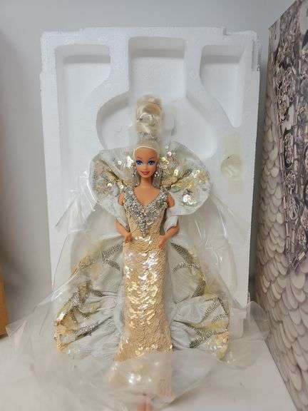 Bob Mackie Platinum Barbie
