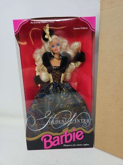 Golden Winter Barbie The Evening Elegance Series Limited Edition