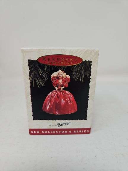 1993 Happy Holidays Barbie Special Edition & Hallmark Keepsake Ornament
