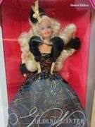 Golden Winter Barbie The Evening Elegance Series Limited Edition