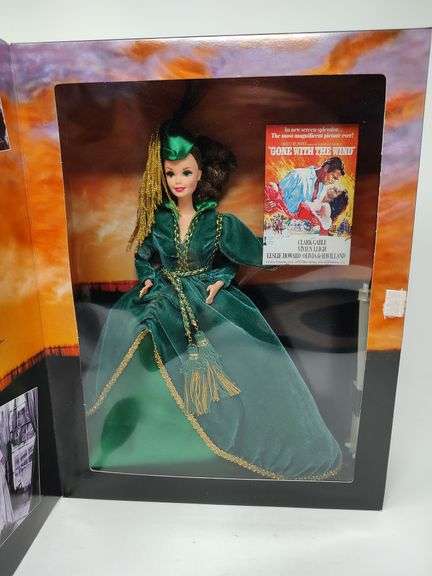 Barbie as Scarlett O'Hara, Green Dress, Hollywood Legends Collection