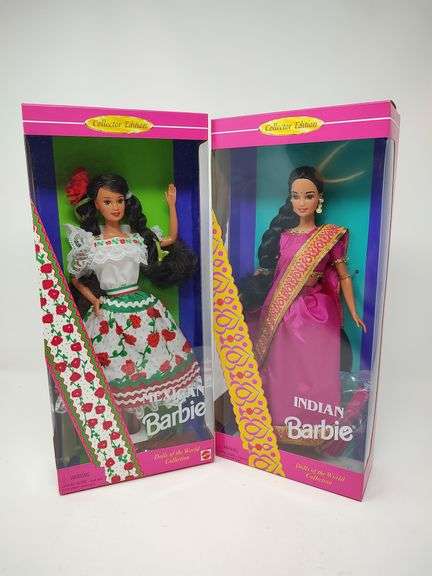 Indian and Mexican Barbie, Dolls of the World Collection