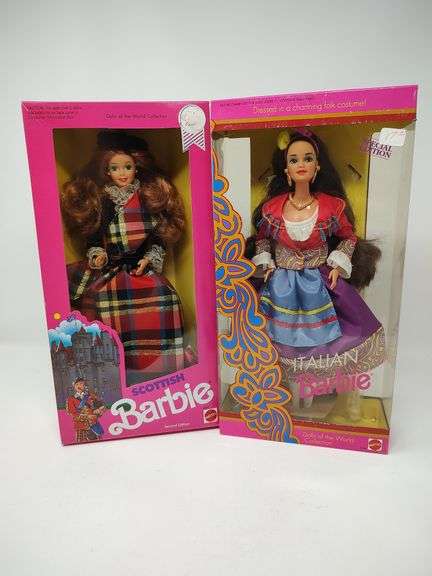 Scottish & Italian Barbie, Dolls of the World