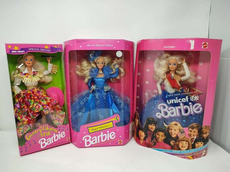 Country Western Star, Royal Romance, UNICEF Barbie