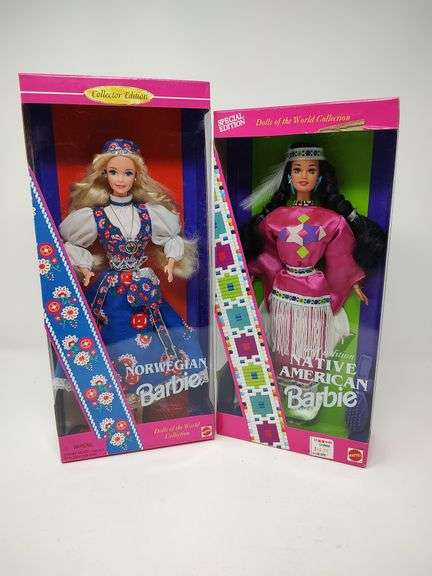 Norwegian & 3rd Edition Native American Barbie