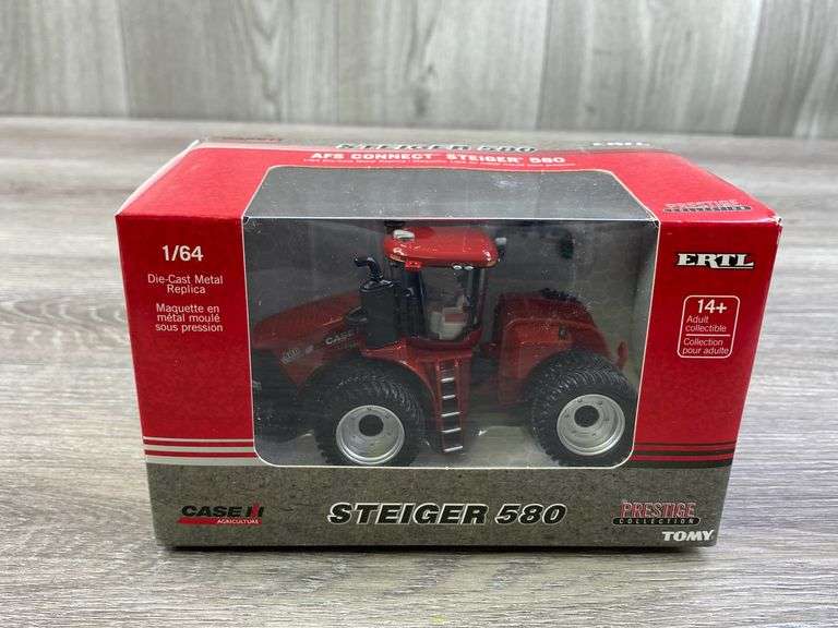 Miniature CASE IH AFS Connect 340 Magnum Rose Roues Jumelées ERTL ERT44335 Colle - Foto 8