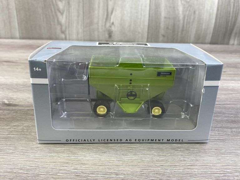 Modellino SpecCast Parker 2600 Gravity Grain Wagon – Scala 1:64 – Verde – NUOVO 2024