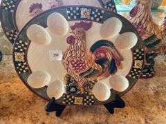 Bella Casa Chicken Decor-Platters, Cookie Jar