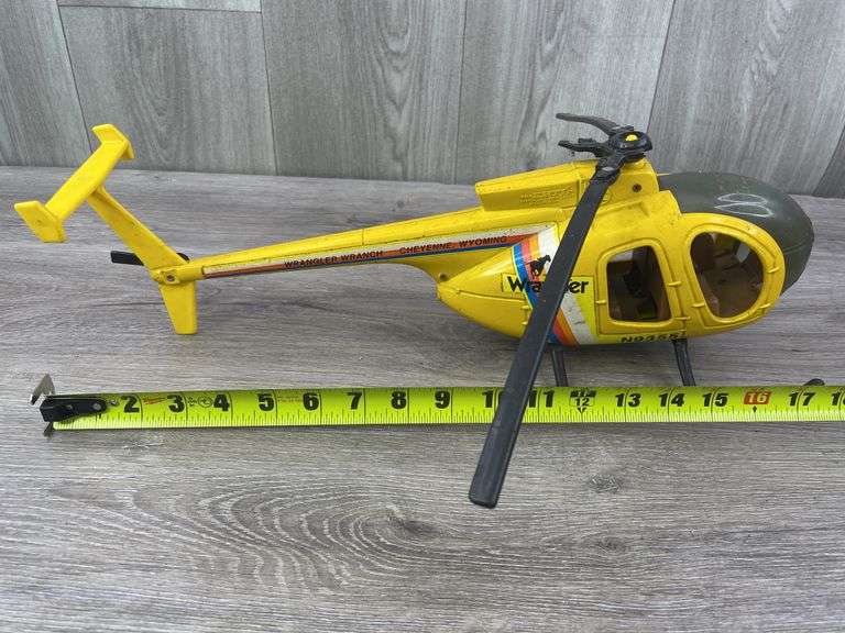 Pepsi-Cola Airplane & Wrangler Wranch Helicopter-Ertl, Missing Blades