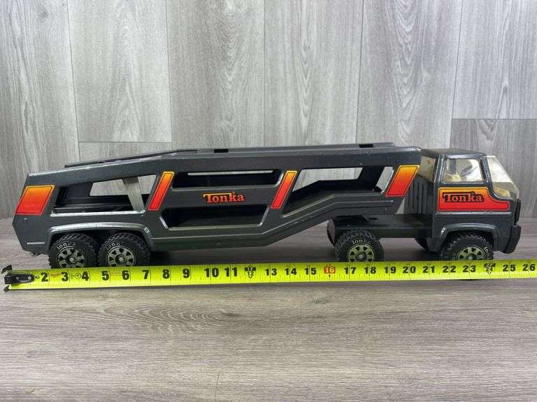 Tonka Car Hauler Truck & Trailer