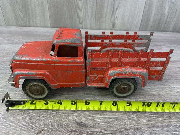 Hubley Stake Bed Pickup Truck, Missing Rear Gate