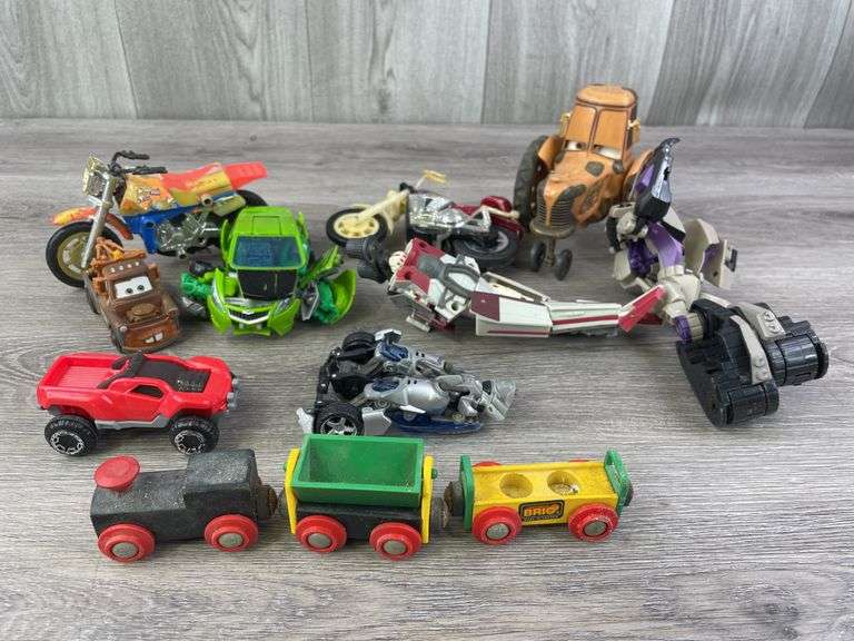 Transformers, Harley Motorcycles, Train