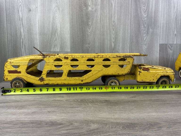 Tonka Truck & 2 Car Carriers, Missing Parts