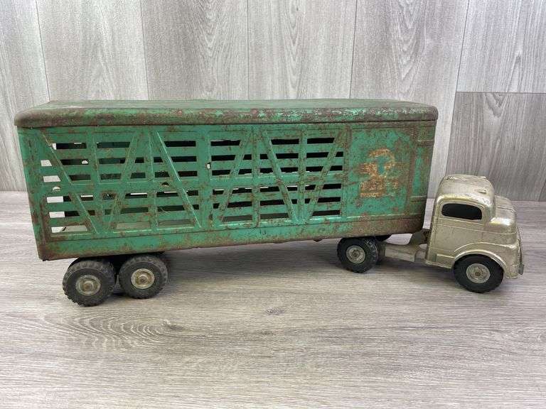 Structo Farms Truck & Trailer, Structo Toys, Missing Rear Gate