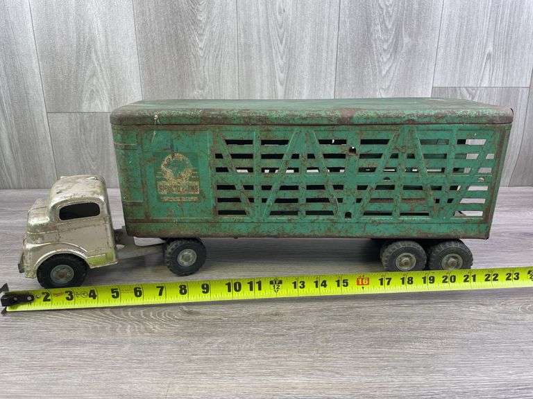 Structo Farms Truck & Trailer, Structo Toys, Missing Rear Gate