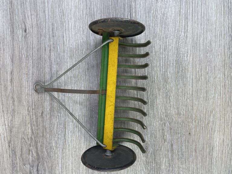 Marx Sickle Mower, Disc, 2 Figures & 2 Bottom Plow, Tether, Slik 3 Bottom Plow