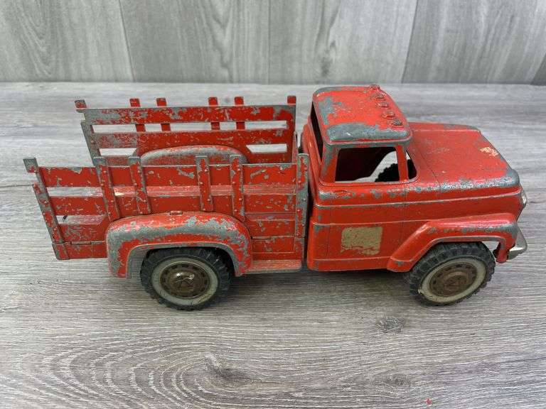 Hubley Stake Bed Pickup Truck, Missing Rear Gate