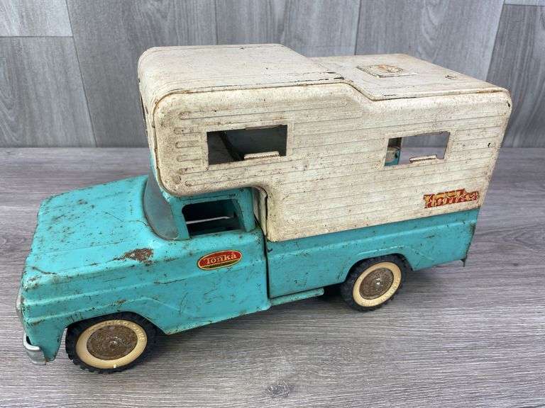 Tonka Truck Camper, Tonka Toys, Missing Rear Door, Windows