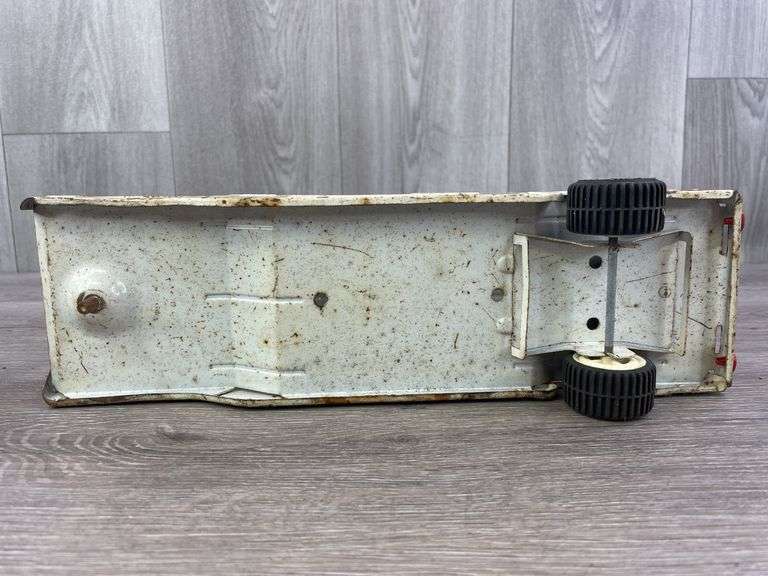 Tonka Truck & Car Hauler, Tonka Truck & Ertl Trailer-Has Been Repainted