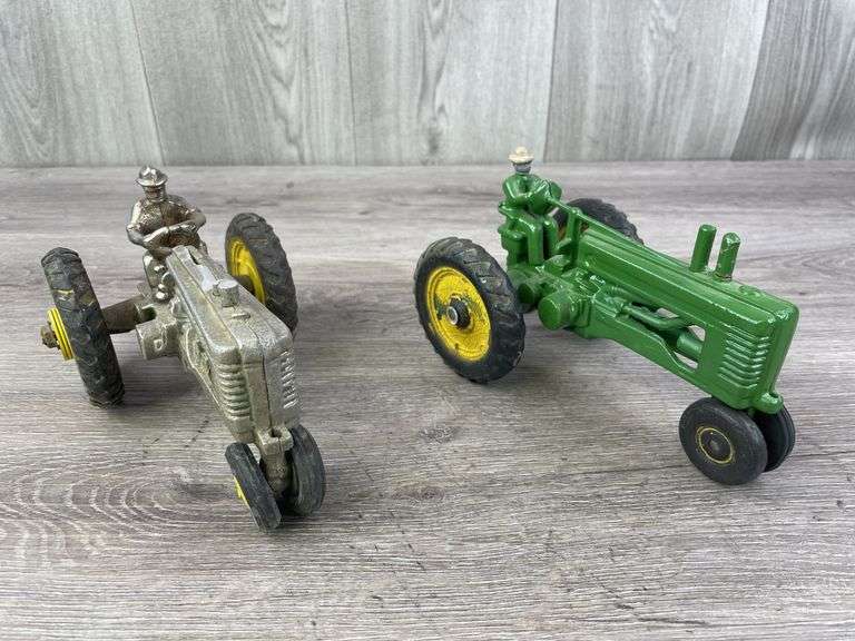 2 John Deere A Tractors, 1/16, Have Been Modified