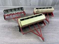 3 International Drills, 1/16, Ertl, Missing & Broken Parts